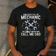 Tee Styley Mechanic Dad Novelty Small Men's Casual T-Shirt Dark Grey