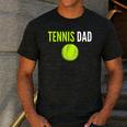 Tennis Dad For Men Tennis Dad Humor Tennis Lover Men's Casual T-Shirt Dark Grey