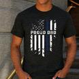 Thin Blue Line Proud Dad Police Family T-Shirt Men's Casual T-Shirt Dark Grey Thin Blue Line Proud Dad Police Family T-Shirt Men's Casual T-Shirt Dark Grey