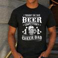 I Thought She Said Beer Competition Cheer Dad Men's Casual T-Shirt Dark Grey I Thought She Said Beer Competition Cheer Dad Men's Casual T-Shirt Dark Grey