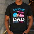 Touchdown Or Tutu Dad Loves You Gender Reveal Family Men's Casual T-Shirt Dark Grey