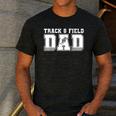 Track & Field Dad Sport Fathers Day Boys Men's Casual T-Shirt Dark Grey