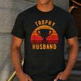 Trophy Husband For Cool Father Or Dad Men's Casual T-Shirt Dark Grey