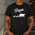 Twin Dad Papa Bear Two Cubs 2 Kids Men's Casual T-Shirt Dark Grey Twin Dad Papa Bear Two Cubs 2 Kids Men's Casual T-Shirt Dark Grey