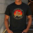 I Have Two Titles Dad & Pops I Rock Them Both For Grandpa Men's Casual T-Shirt Dark Grey