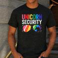 Unicorn Security Birthday Family Halloween Costume Mom Dad Men's Casual T-Shirt Dark Grey Unicorn Security Birthday Family Halloween Costume Mom Dad Men's Casual T-Shirt Dark Grey