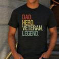 Veteran Dad Men's Casual T-Shirt Dark Grey