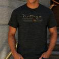 Vintage 1961 Retro 65th Birthday Classic 65 Year Old Men Dad Men's Casual T-Shirt Dark Grey