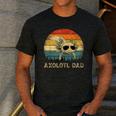 Vintage Axolotl Dad Axolotl Lovers Daddy Father's Day Men's Casual T-Shirt Dark Grey Vintage Axolotl Dad Axolotl Lovers Daddy Father's Day Men's Casual T-Shirt Dark Grey