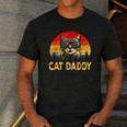 Vintage Cat Daddy Cat Lover Cat Dad Fathers Men's Casual T-Shirt Dark Grey Vintage Cat Daddy Cat Lover Cat Dad Fathers Men's Casual T-Shirt Dark Grey