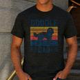 Vintage Doodle Dad Aussie Doodle & Goldendoodle Men's Casual T-Shirt Dark Grey