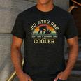 Vintage Jiu Jitsu Dad Just Like A Normal Dad Only Cooler Men's Casual T-Shirt Dark Grey