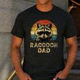 Vintage Raccoon Dad Raccoon Lovers Daddy Father's Day Men's Casual T-Shirt Dark Grey Vintage Raccoon Dad Raccoon Lovers Daddy Father's Day Men's Casual T-Shirt Dark Grey