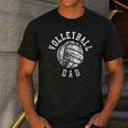 Vintage Volleyball Dad Men's Casual T-Shirt Dark Grey Vintage Volleyball Dad Men's Casual T-Shirt Dark Grey