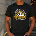 Volleyball Dad Professional Line Judge Volleyball Dad Men's Casual T-Shirt Dark Grey