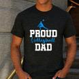 Volleyball Player Team Dad Father Proud Volleyball Dad Men's Casual T-Shirt Dark Grey Volleyball Player Team Dad Father Proud Volleyball Dad Men's Casual T-Shirt Dark Grey