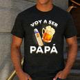 Voy Hacer Papa Ser Papa Voy A Ser Papa Dad To Be In Spanish Men's Casual T-Shirt Dark Grey