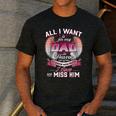 All I Want Is For My Dad In Heaven To Know How Much I Love Men's Casual T-Shirt Dark Grey