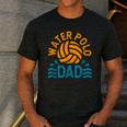 Water Polo Dad Father's Day Sports Fan Player Coach Daddy Men's Casual T-Shirt Dark Grey Water Polo Dad Father's Day Sports Fan Player Coach Daddy Men's Casual T-Shirt Dark Grey