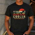 Waterski Dad Fathers Day Ski Lover Dad Water Skiing Rider Men's Casual T-Shirt Dark Grey