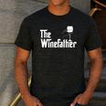 Winefather Wine Dad Dad Red Wine Wine Men's Casual T-Shirt Dark Grey Winefather Wine Dad Dad Red Wine Wine Men's Casual T-Shirt Dark Grey