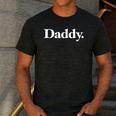 The Word Daddy A That Says Daddy Men's Casual T-Shirt Dark Grey