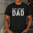 Worker Dad Workman Blue Collar Dad Men's Casual T-Shirt Dark Grey