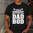I Would Workout But I Like This Dad Bod s Men's Casual T-Shirt Dark Grey