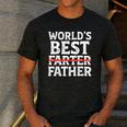 World's Best Father Farter Dad Daddy Papa Joke Men's Casual T-Shirt Dark Grey