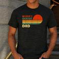 World's Okayest Dad Father Retro Vintage Men's Casual T-Shirt Dark Grey World's Okayest Dad Father Retro Vintage Men's Casual T-Shirt Dark Grey