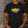 Wow T Shirt WOW Dad Mom Men Women Boys Girls Tee Men's Casual T-Shirt Dark Grey Wow T Shirt WOW Dad Mom Men Women Boys Girls Tee Men's Casual T-Shirt Dark Grey
