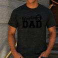 Wrestling Dad Hobby Wrestle Wrestler Martial Arts Father Men's Casual T-Shirt Dark Grey