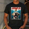 Yellow Lab Jowls Top Labrador Retriever Dog Mom Dad Men's Casual T-Shirt Dark Grey