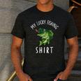 Youth Boy My Lucky Fishing-Shirt Bass Fish Dad Men's Casual T-Shirt Dark Grey Youth Boy My Lucky Fishing-Shirt Bass Fish Dad Men's Casual T-Shirt Dark Grey