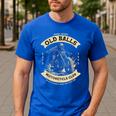 50th Birthday Vintage Motorcycle For Biker Dad Men's Casual T-Shirt Royal Blue 50th Birthday Vintage Motorcycle For Biker Dad Men's Casual T-Shirt Royal Blue