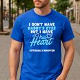 Adoption Announcement Day Dad Heart Small Men's Casual T-Shirt Royal Blue Adoption Announcement Day Dad Heart Small Men's Casual T-Shirt Royal Blue