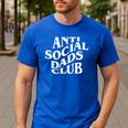 Anti Social Dads Club Dad Life Father's Day Men's Casual T-Shirt Royal Blue