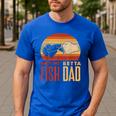 Aquascaping Aquarium Aint No Betta Fish Dad Betta Fish Men's Casual T-Shirt Royal Blue
