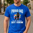 Autism Awareness For Proud Dad Support Autistic Kids Men's Casual T-Shirt Royal Blue