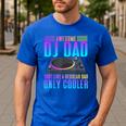 Awesome DJ Dad DJ Music Men's Casual T-Shirt Royal Blue Awesome DJ Dad DJ Music Men's Casual T-Shirt Royal Blue