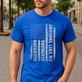 Awesome Like My Youngest Daughter Men For Dad Men's Casual T-Shirt Royal Blue