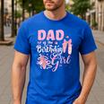 Ballerina Bday Dance Dad Of The Birthday Girl Ballet Dancer Men's Casual T-Shirt Royal Blue