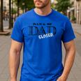 Bank Of Dad Closed Father's Day Men's Casual T-Shirt Royal Blue