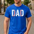 Baseball Dad Joke Sayings Fathers Day From Son Men's Casual T-Shirt Royal Blue