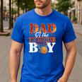 Basketball DAD Of The Birthday Boy Family Matching Men's Casual T-Shirt Royal Blue Basketball DAD Of The Birthday Boy Family Matching Men's Casual T-Shirt Royal Blue