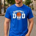 Basketball Dad Men's Casual T-Shirt Royal Blue Basketball Dad Men's Casual T-Shirt Royal Blue