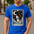 Bearded Dragon Tarot Card Beardie Mom Beardie Dad Men Women Men's Casual T-Shirt Royal Blue Bearded Dragon Tarot Card Beardie Mom Beardie Dad Men Women Men's Casual T-Shirt Royal Blue