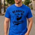 Bearded For Her Pleasure Bearded Dad Father Men's Casual T-Shirt Royal Blue