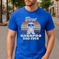 Best Cavapoo Dad Ever Vintage Retro Dog Dad Men's Casual T-Shirt Royal Blue Best Cavapoo Dad Ever Vintage Retro Dog Dad Men's Casual T-Shirt Royal Blue