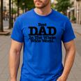 Best Dad In The Whole Wide World Men's Casual T-Shirt Royal Blue Best Dad In The Whole Wide World Men's Casual T-Shirt Royal Blue